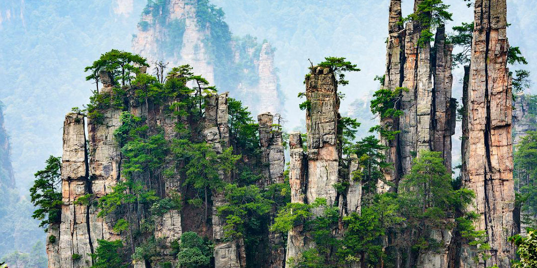 Улинъюань: пейзаж, который выглядит как фантастика