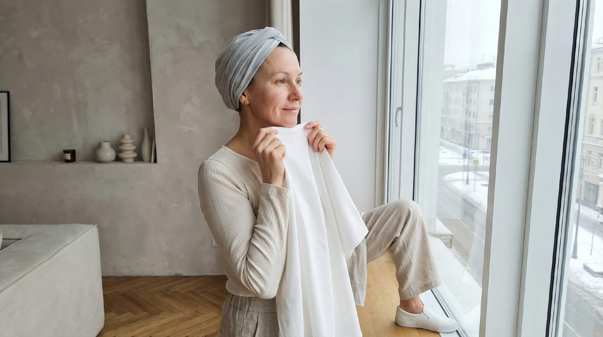 Дневной свет у окна - лучшее место для теста. Никаких жёлтых ламп.
