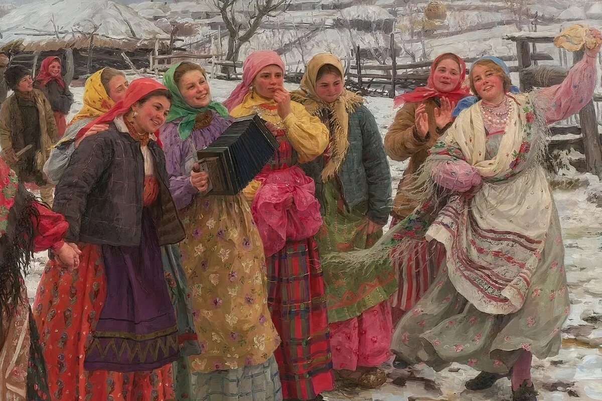 "Масленица". Борис Стычков, 1914 год