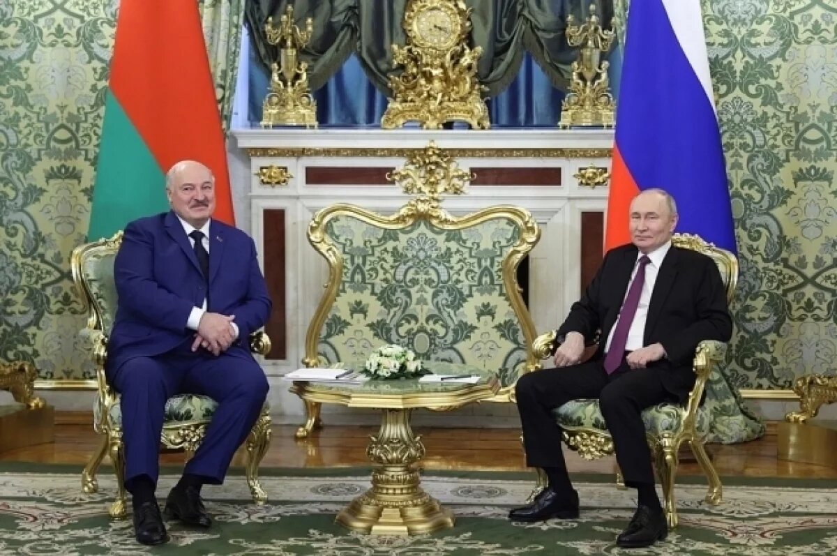    Путин и Лукашенко обсудили подготовку заседания Высшего госсовета СГ