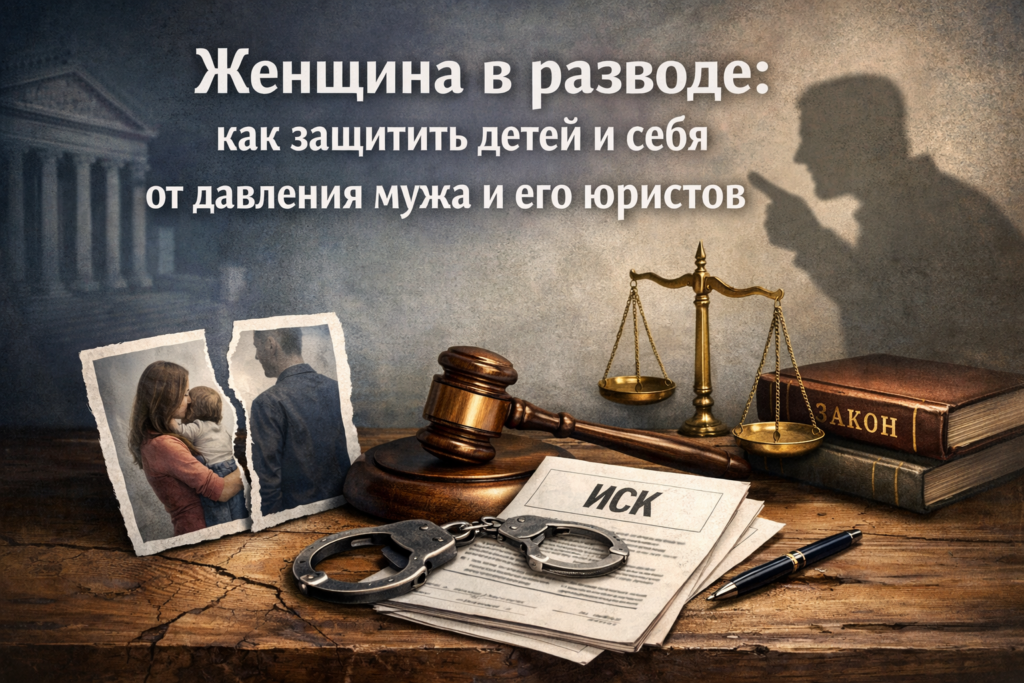    zhenshchina-v-razvode-sekrety-zashchity-detei-i-sebya-ot-davleniya-muzha-i-yuristov-za-kopейки Venim