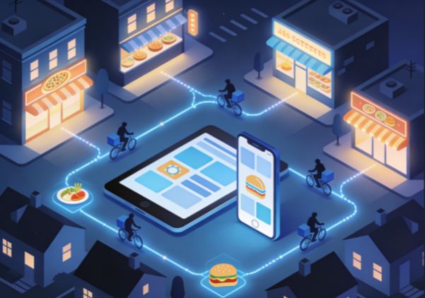 Автоматизация доставки ресторана и кафе с цифровым управлением заказами и маршрутами курьеров