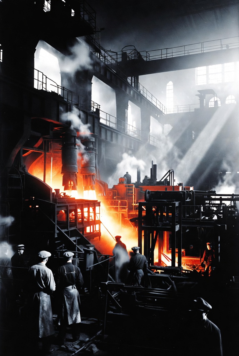 Индустриальная мощь: Рабочие Путиловского завода, 1913 год