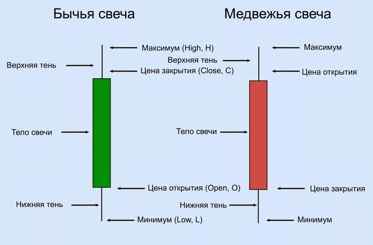 Анатомия японской свечи