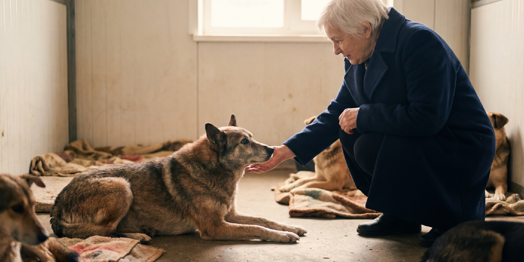 За 40 минут до эвтаназии в приют вошла пожилая женщина
