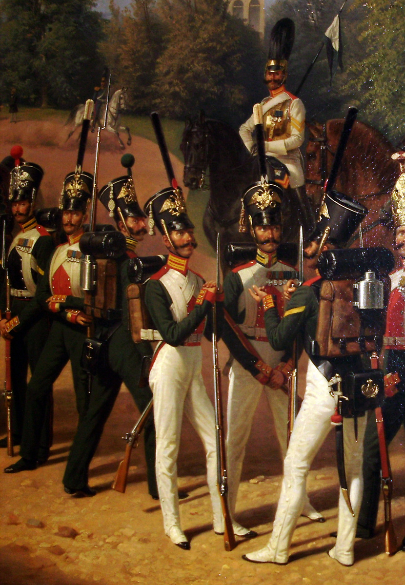 Русская гвардия в Царском Селе, 1832 (фото из интернета; здесь как иллюстрация)