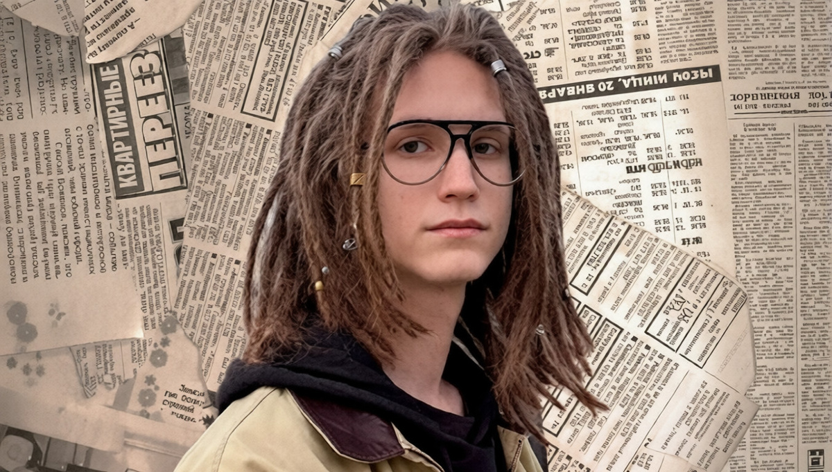 Сын Децла Тони носит дреды, учится на журфаке МГУ и готовит альбом. Коллаж автора на основе открытых источников.