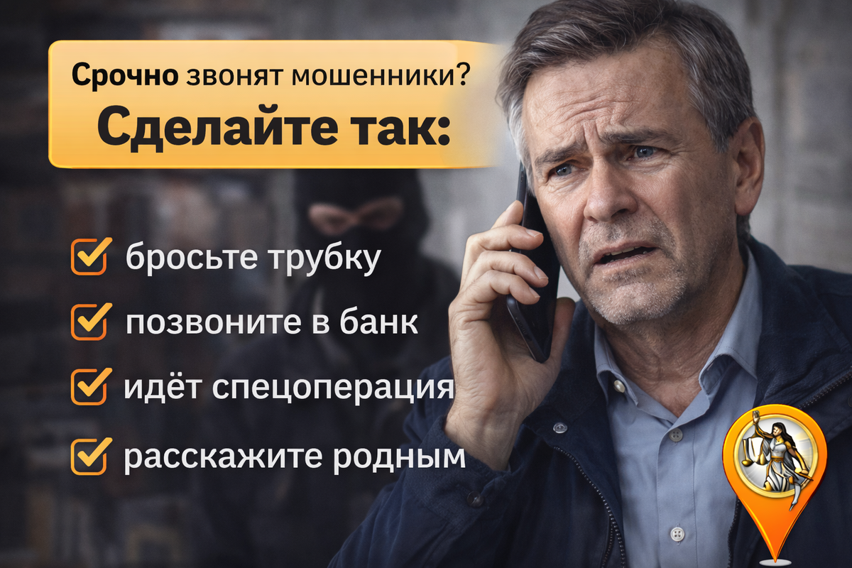 Просят код-бросай трубку!