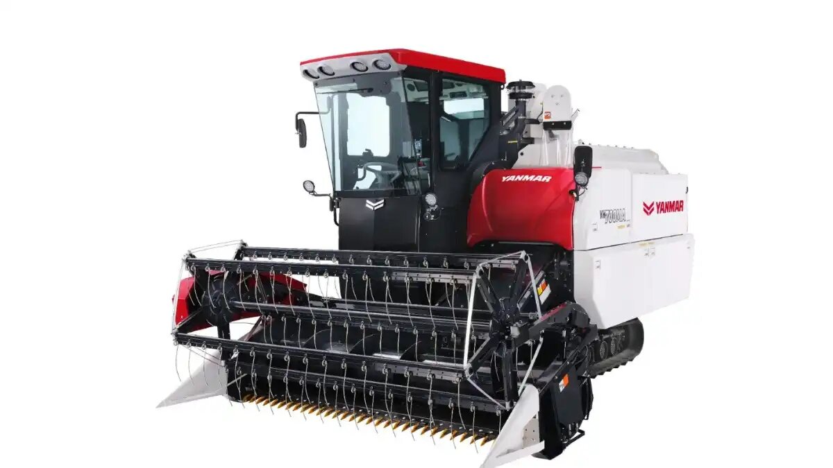 Фото: © Yanmar
Новый комбайн Yanmar YH700MA: внешний вид