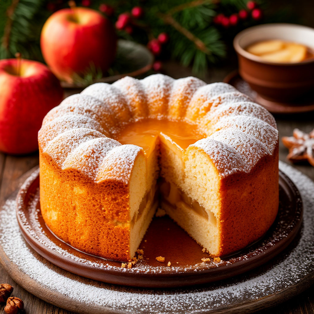 ШАРЛОТКА СО СГУЩЕНКОЙ