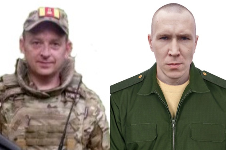    Рядовой Сергей Баранов и Рядовой Александр Голиков