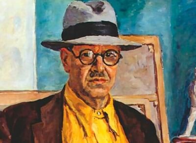   Петр Петрович Кончаловский, автопортрет (фрагмент), 1943 г., общественное достояние