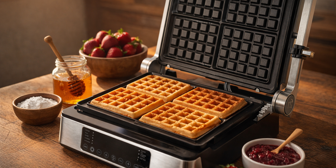 Вафли на электрогриле: хруст снаружи, мягкость внутри