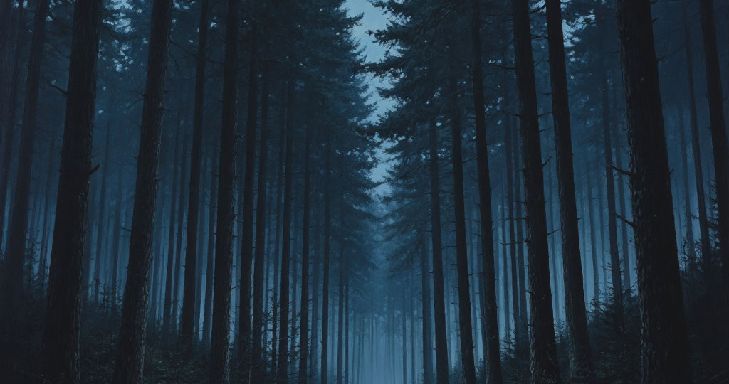 Странные аномалии в лесу.