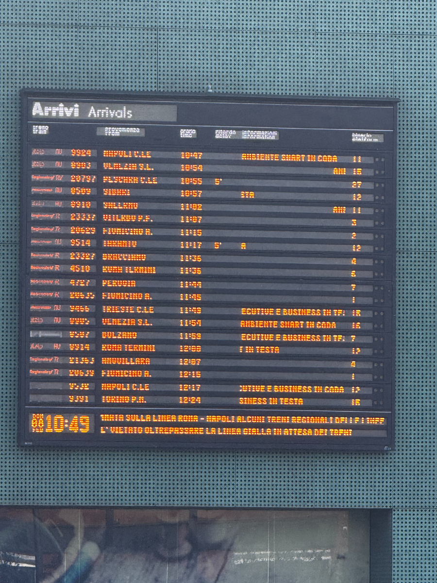 Табло на вокзале