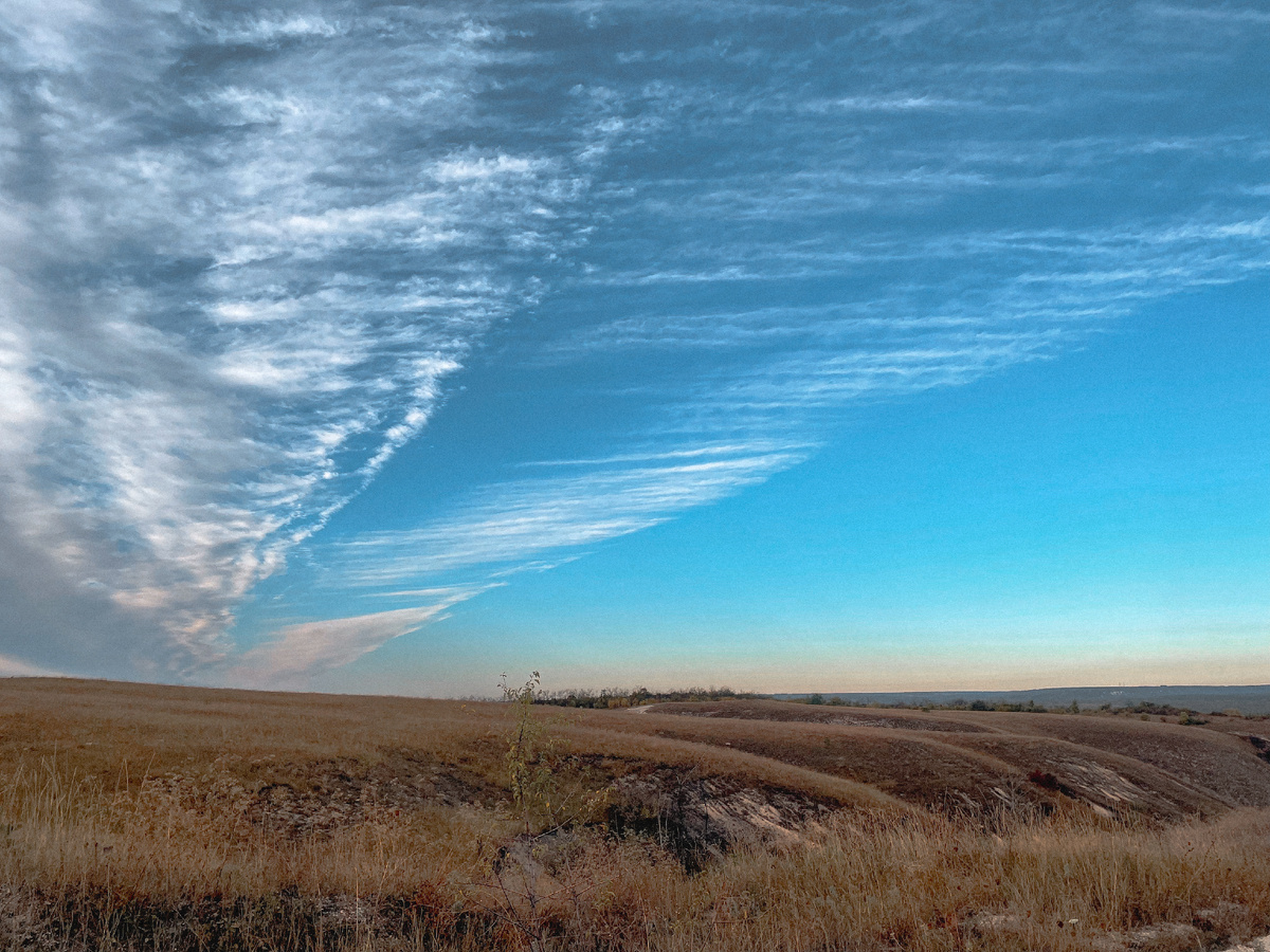 Дивногорье: невероятно красивое небо. Фото из архива автора