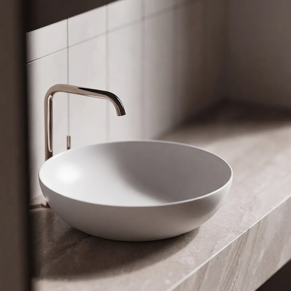 раковина из акрилового камня