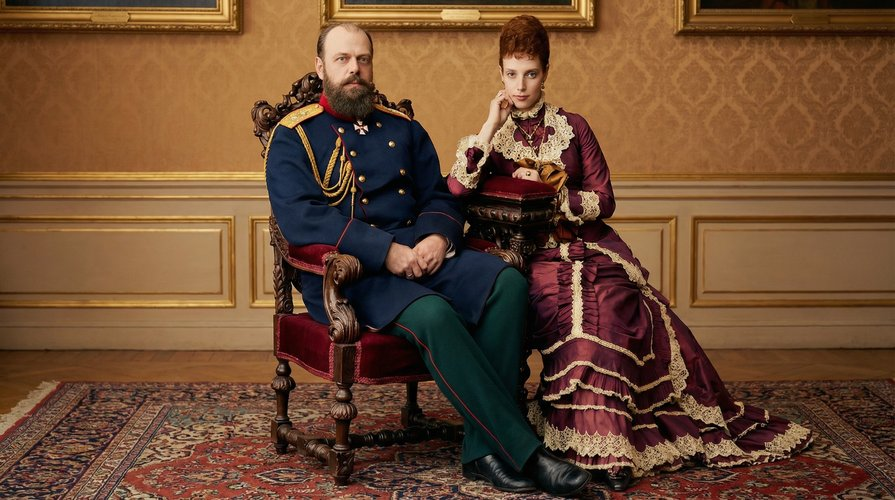 Мария Фёдоровна с Александром III