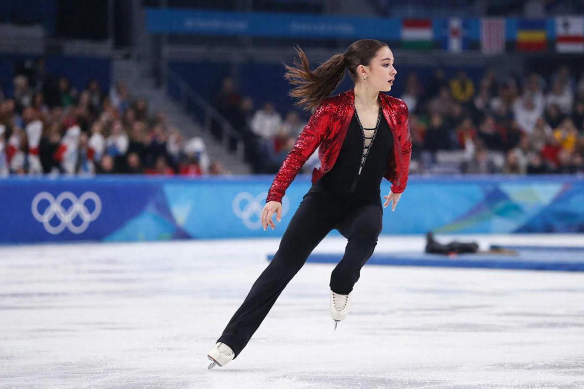 Суммарный результат Петросян за две программы составил 214,53 балла.  Фото: Изображение сгенерировано с помощью ИИ / Светлана Возмилова