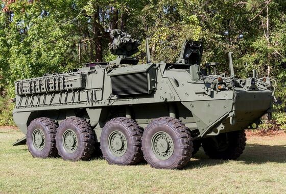 Болгария получила из США первые боевые бронированные машины «Страйкер». Фото: General Dynamics Land Systems
