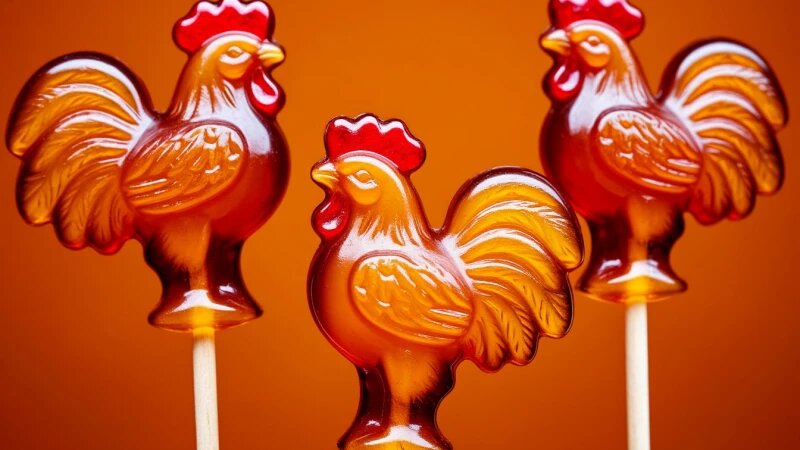     Леденцы-петушки. Нейросети