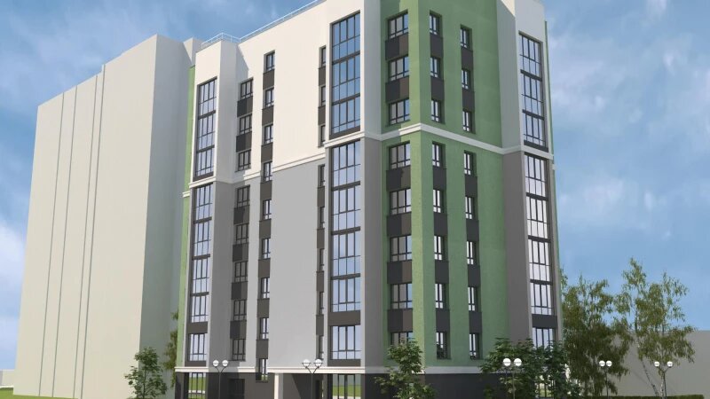     Эскиз дома на ул. Смирнова, 94. "Мастерская Золотова", "Стадия проект"