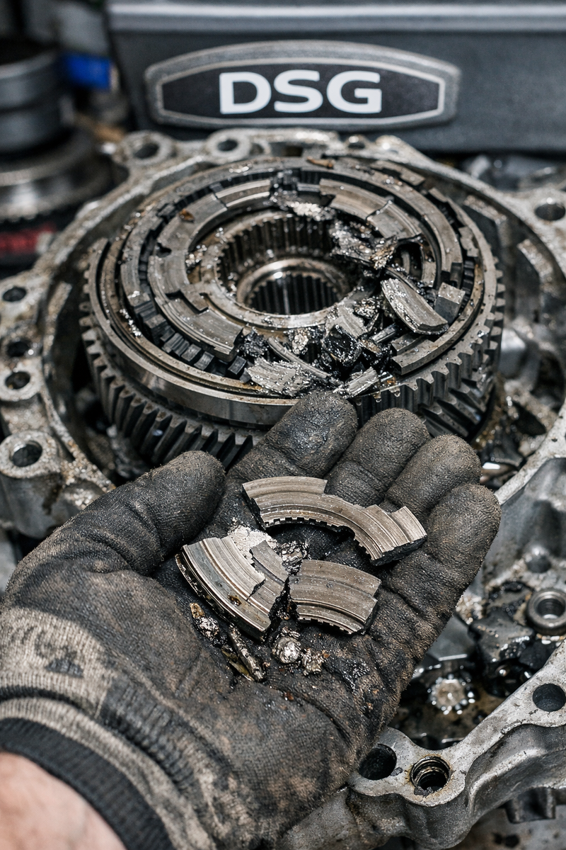 Пример сильного износа