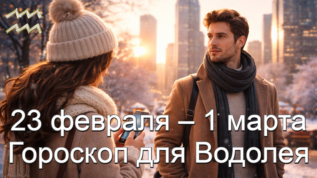 Гороскоп для мужчин Водолеев и женщин Водолеев на конец февраля
