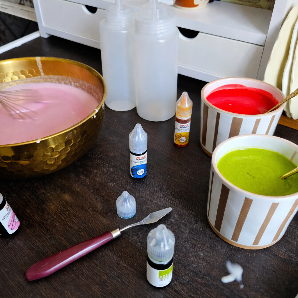 Тут просто рай для ребеночка, крась-мешай