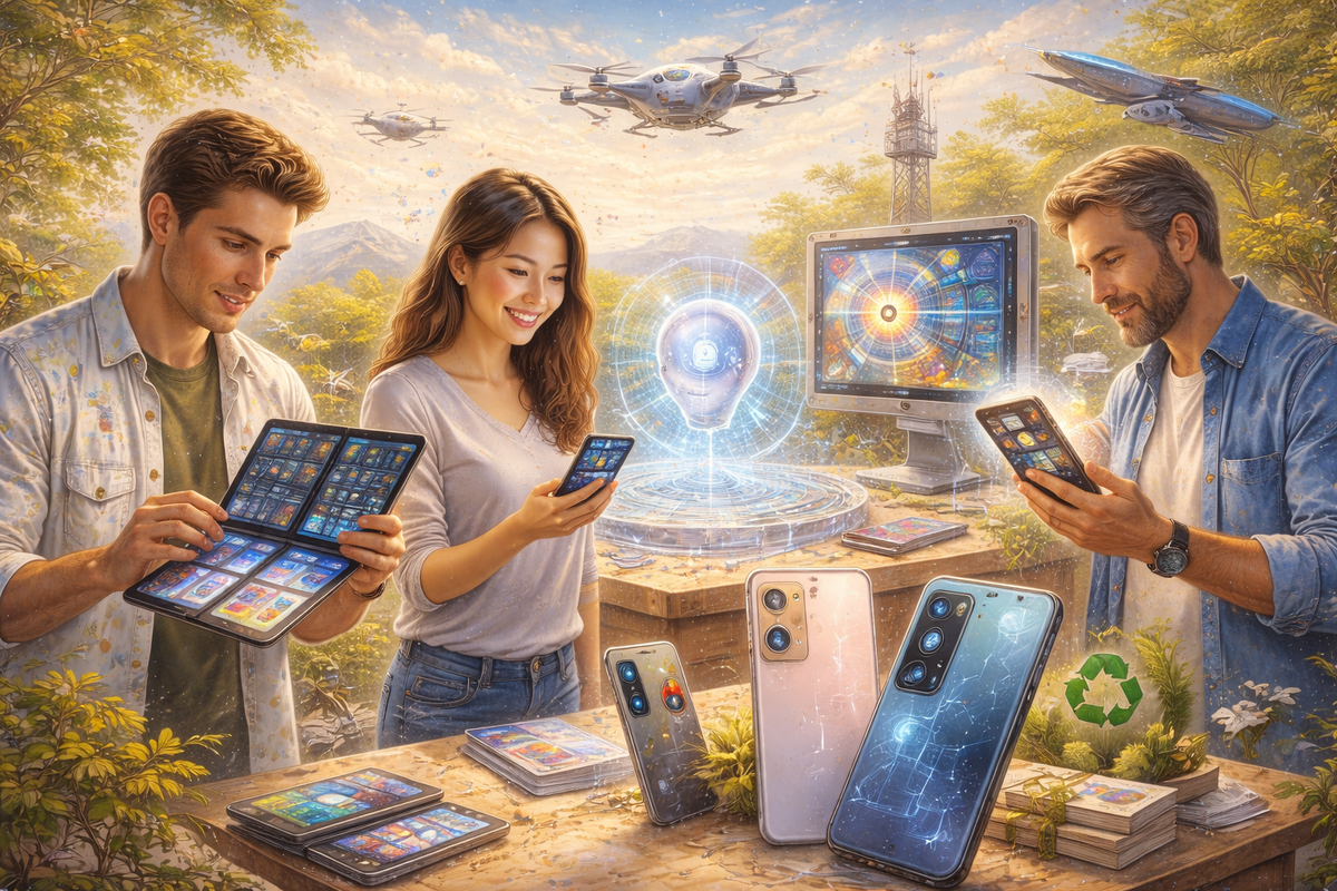 2026: восемь трендов смартфонов, которые определят индустрию связи. Создано ИИ