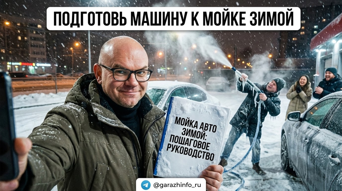    Пошаговая инструкция по зимней мойке автомобиля. Zero8