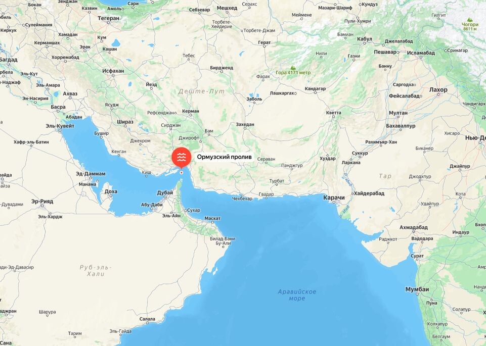    Скриншот «Яндекс Карт»