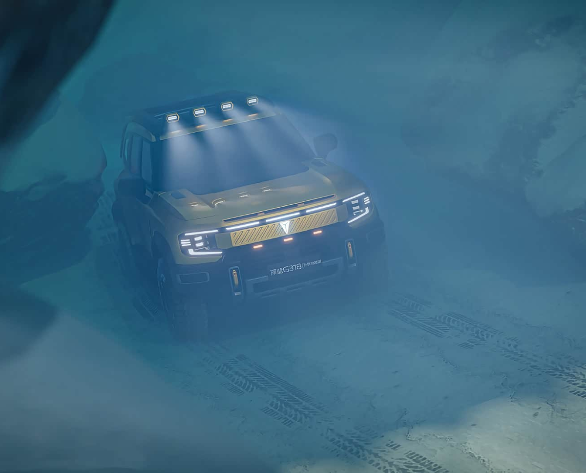 Штатная светодиодная оптика Deepal G318 повышает безопасность поездки в сложных дорожных условиях