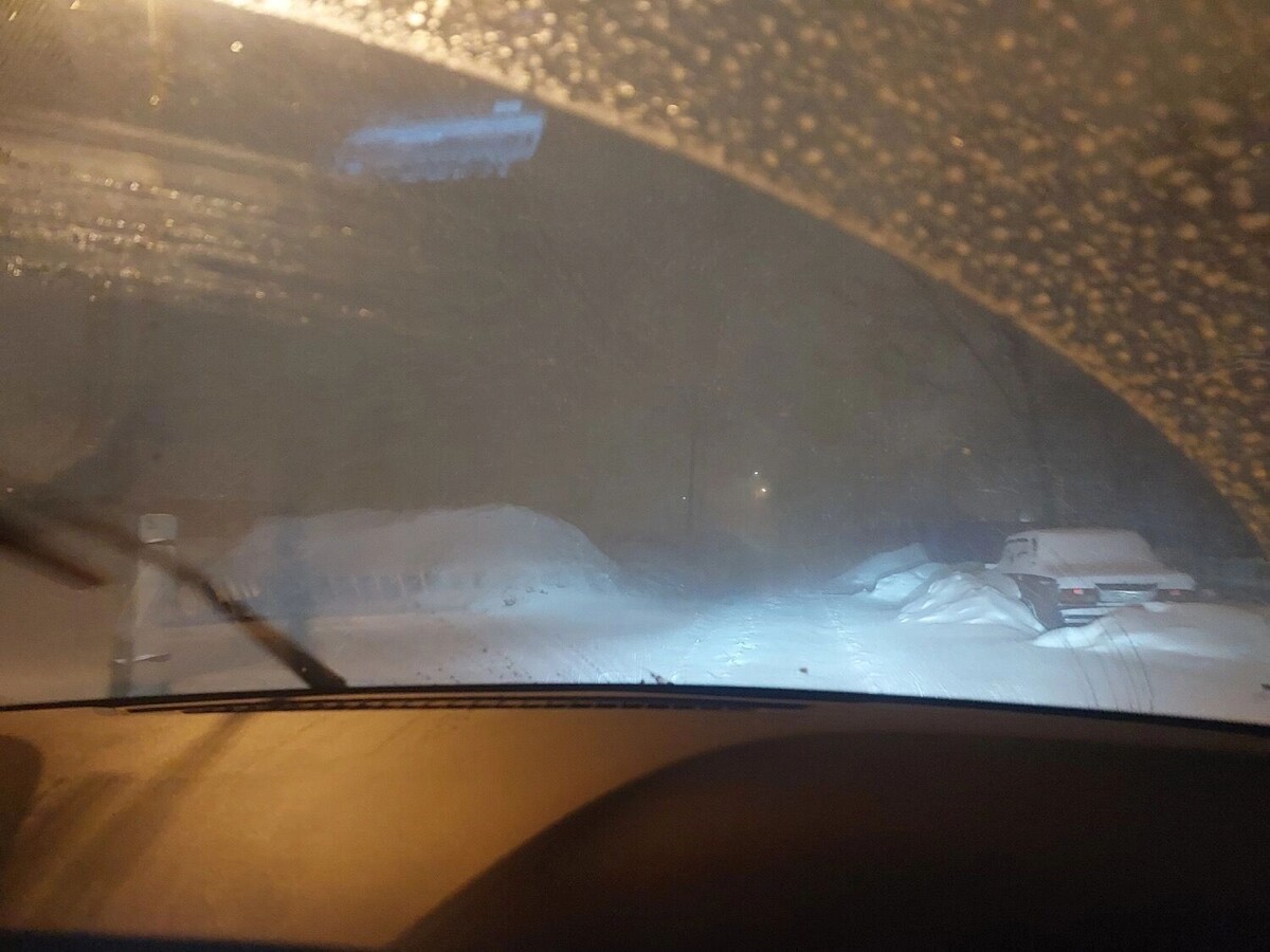    В Оренбурге плохая видимость и метель   56orb.ru