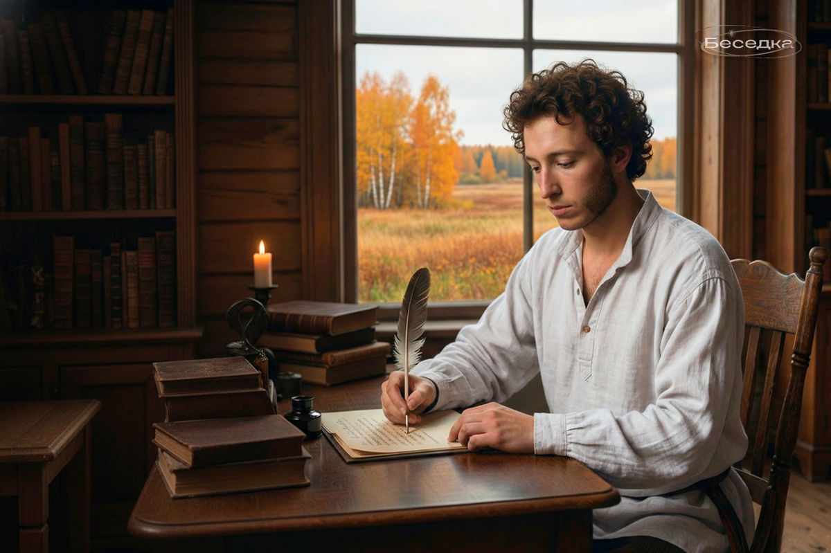  Осень для Алексадра Пушкина была любимой порой.