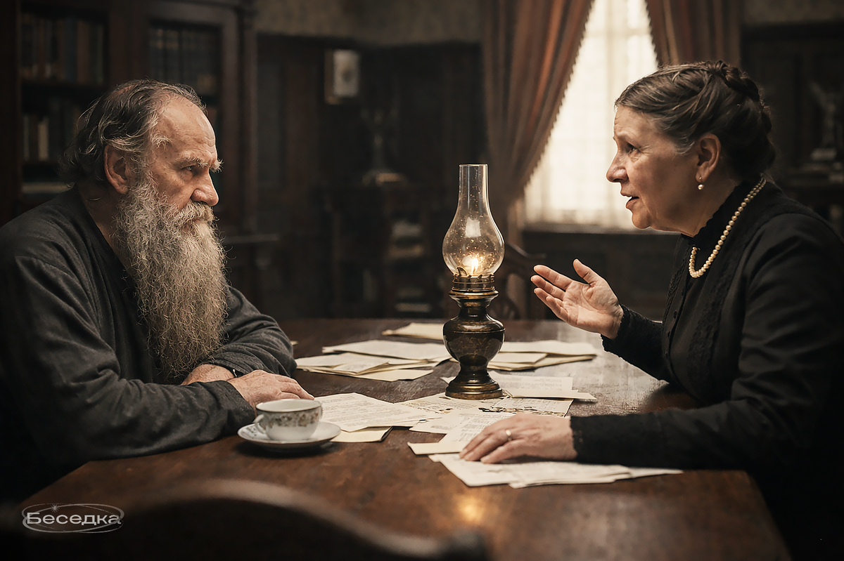 Софья Андреевна не могла понять своего мужа.