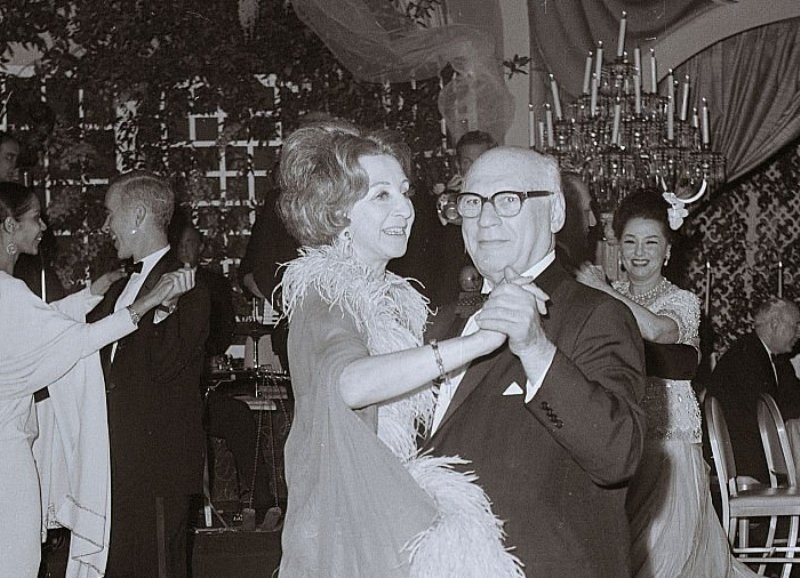 Сол Юрок и Александра Данилова