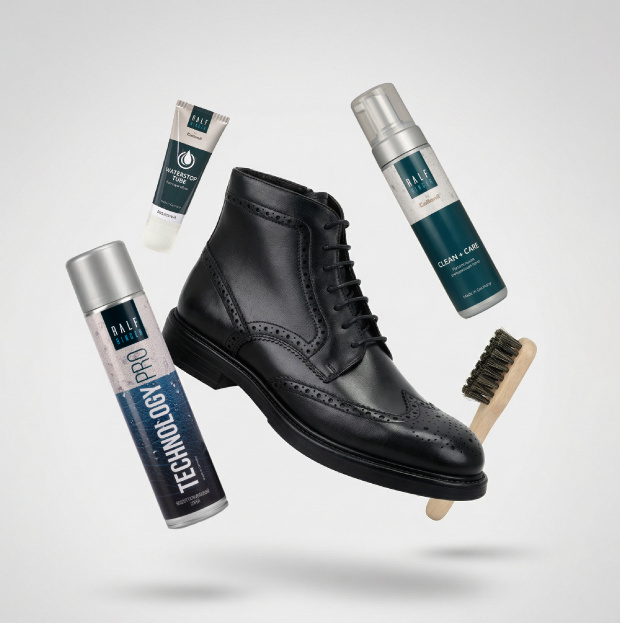 Каждая пара обуви заслуживает правильного ухода. Гладкая кожа, ворсовая или лаковые туфли — для каждого материала свой подход. Разбираемся в простой системе «очищение — питание — защита», которая продлит жизнь вашей любимой обуви.



Гладкая кожа: классика требует внимания

Очищение. Начните с пены-шампуня Clean + Care — она работает даже без воды! Выводит застарелые пятна и солевые разводы, не нарушая структуру кожи. Просто нанесите, протрите влажной салфеткой и дайте высохнуть.
Питание. Крем Waterstop Tube — настоящее спасение для кожаной обуви. Увлажняет, придает благородный блеск и предотвращает трещины. Бонус: легкая защита от влаги на неделю вперед.
Защита. Водоотталкивающая пропитка Technology Pro создает невидимый барьер от дождя, грязи и даже УФ-лучей. Работает по принципу «распыляемой мембраны» — обувь дышит, но вода не проникает внутрь. Одной обработки хватает на 1-1,5 месяца!


Ворсовая кожа: бережный уход

Очищение. Та же универсальная пена Clean + Care деликатно очистит ворс, сохраняя его структуру и мягкость.
Питание и восстановление. Спрей Velours Spray — must-have для замшевой обуви. Обновляет цвет, возвращает бархатистость и даже слегка защищает от влаги. После высыхания просто взъерошьте ворс щеткой — и обувь как новая!
Защита. И снова Technology Pro! Эта пропитка универсальна: защищает замшу от воды и соли, не склеивая ворс и сохраняя воздухопроницаемость.

Лаковая кожа: идеальное сияние каждый день

Лаковое покрытие капризно — оно боится заломов и трещин. Специальное средство Lack Polish с воском и маслом делает лак эластичнее, питает его и предотвращает повреждения. Просто нанесите на чистую обувь и отполируйте — результат вас приятно удивит!


Главное правило
Начинайте уход с новой обуви! Обработайте пару защитным спреем перед первым выходом — это создаст надежный барьер с самого начала.
Качественный уход — это не сложно, это инвестиция в долговечность ваших любимых пар. Наша косметика поможет сохранить красоту обуви на годы вперед.


