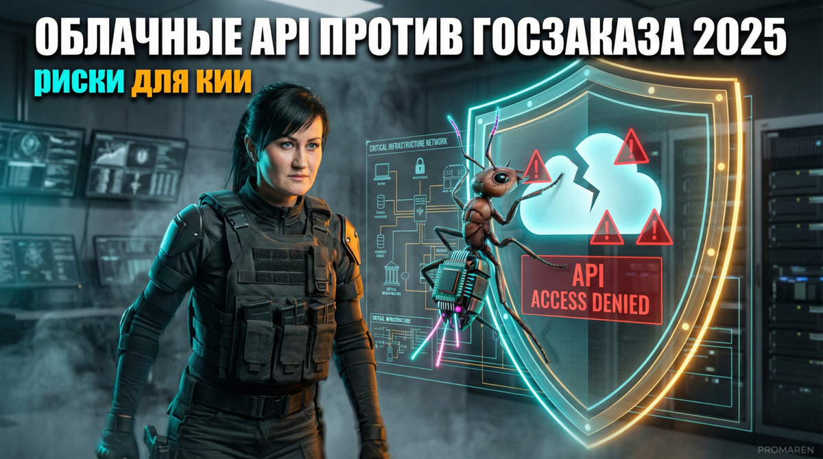    Краткая карта рисков облачных API для госзаказа и КИИ с учётом новых требований 2025 года | Марина Погодина, PROMAREN Марина Погодина