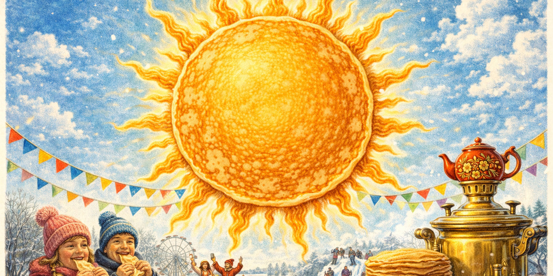 🌞 Масленица: солнце на сковороде