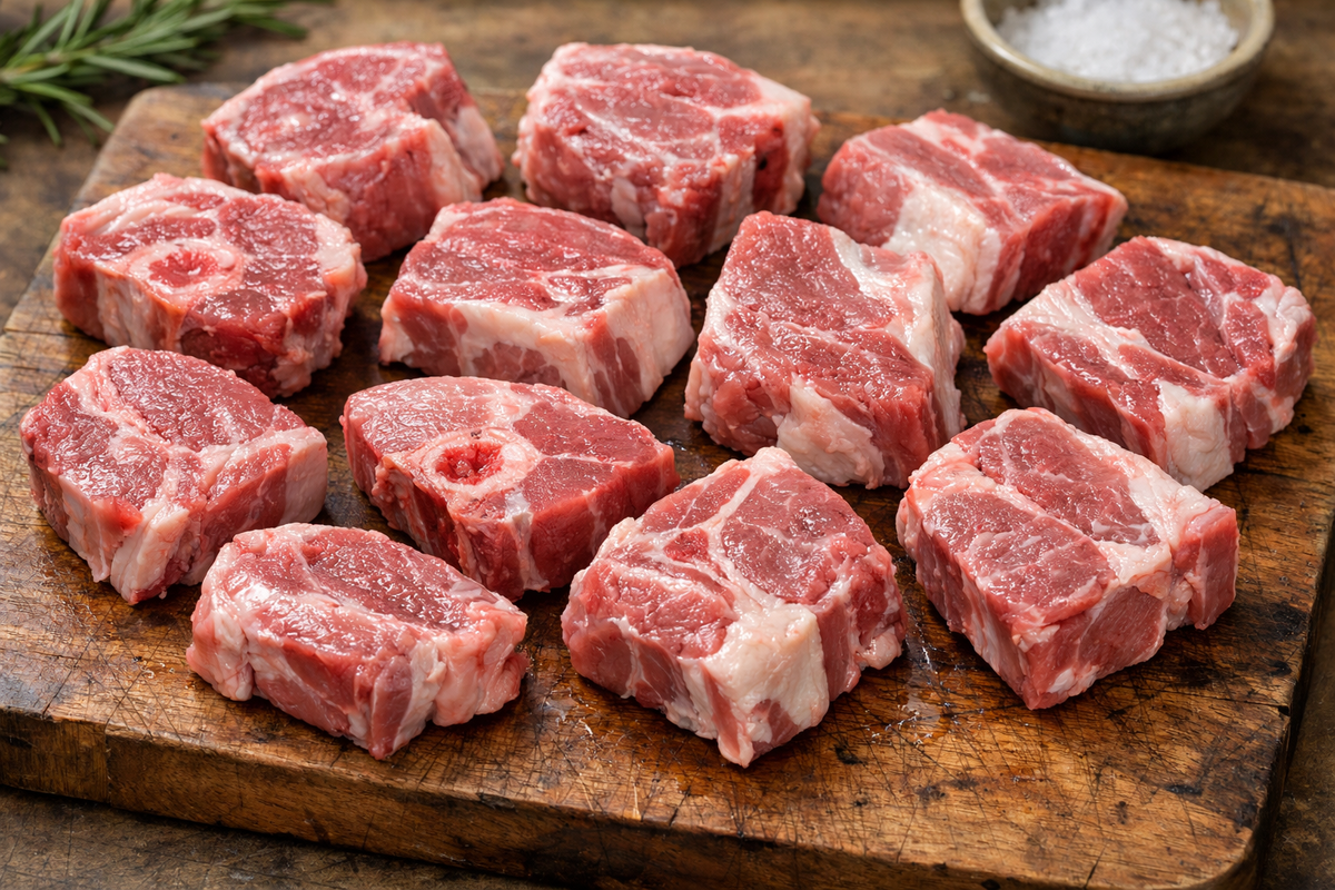 Куски баранины