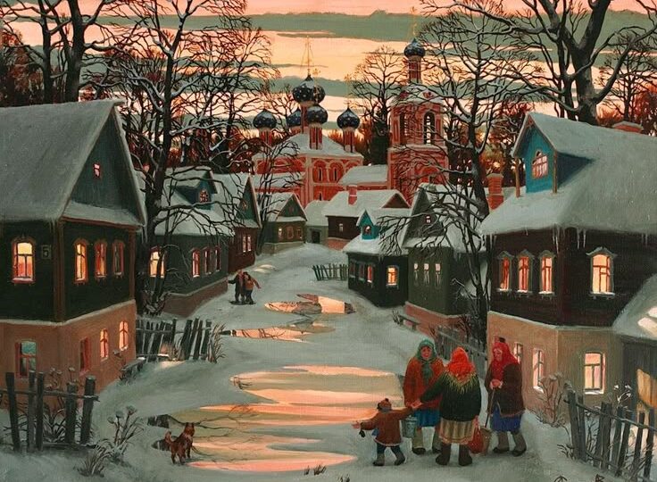 Великолепная живопись художника Алексея Смирнова-Воскресенского — рассказ о времени, пространстве и людях.