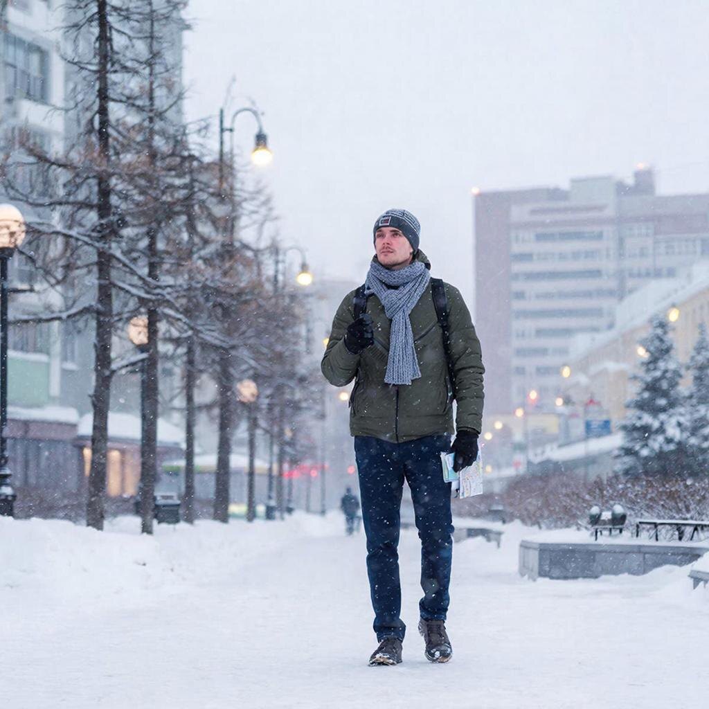 В Новосибирске он живет уже несколько недель.  Фото: Изображение сгенерировано нейросетью / Станислав Казаченко