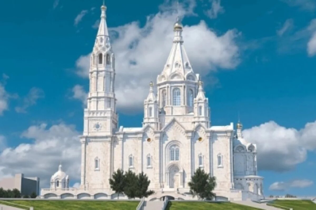    Так будет выглядеть воссозданный собор.