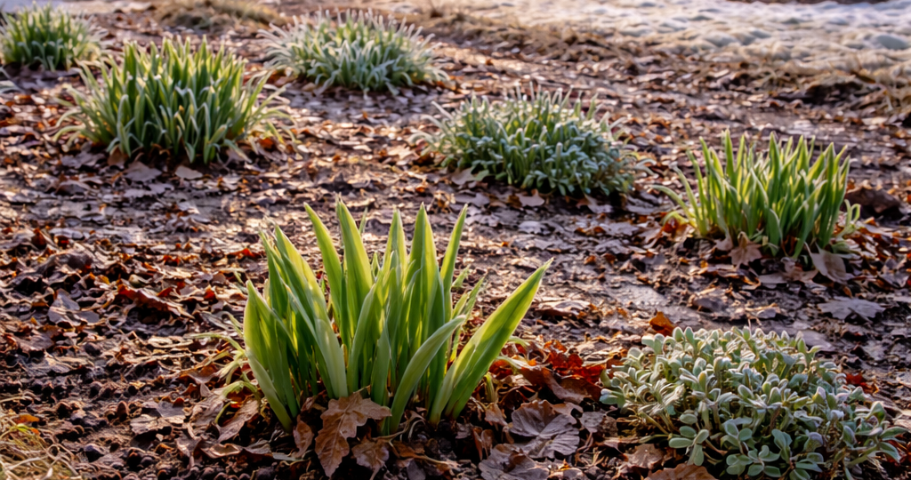 Как ночные минусы влияют на многолетники без снега