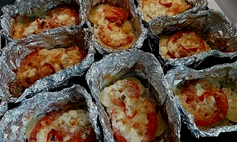 Мясо по-французски в фольге