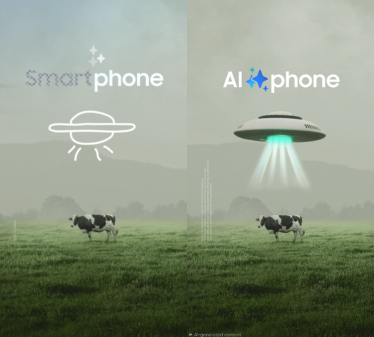    Пример работы умных фотоинструментов Galaxy S26