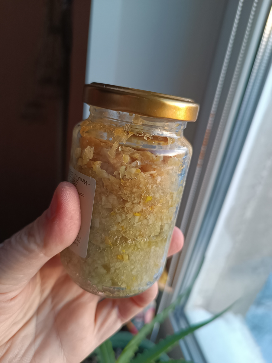 Протёртый чеснок