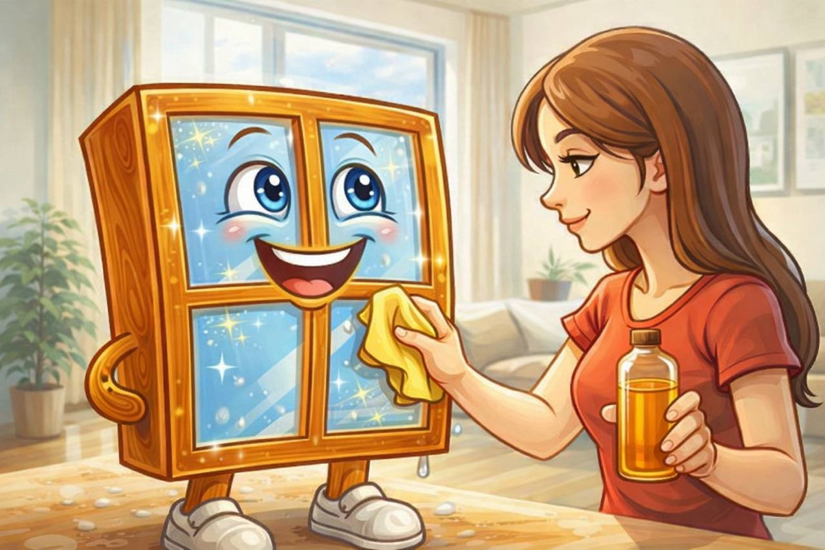 
Говорят, что ежигодная смазка окна продливает его жизнь на лишний год
 