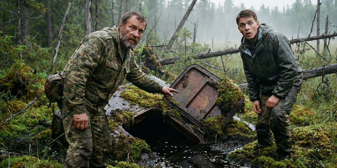 КЛАД В ТАЙГЕ...